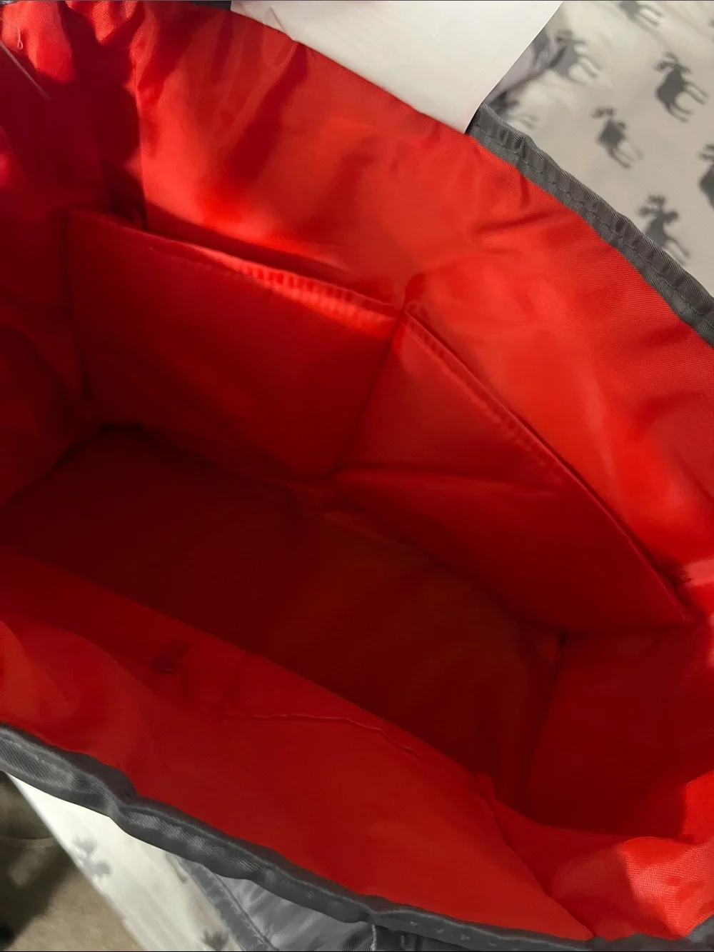 NASCAR Gray and Red Tote Bag diaper bag